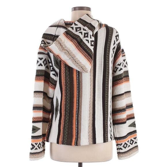 Polo Ralph Lauren Sweater Jumper Hooded Aztec Indian Wool Cashmere Baja M $698 - Picture 5 of 9